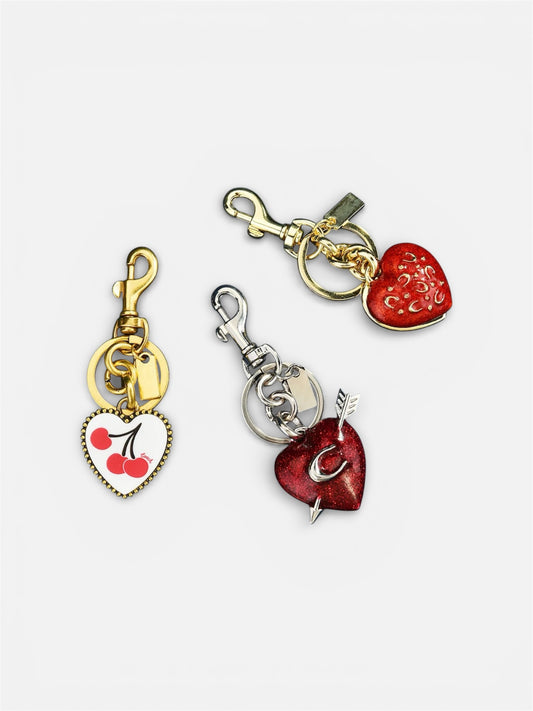 Luxury Heart Bag Charms